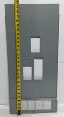 GE PowerMark Gold Load Center Dead Front - 12 Space with Main Breaker Cutout 27 5/8" x 12 1/2"