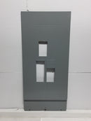 GE PowerMark Gold Load Center Dead Front - 12 Space with Main Breaker Cutout 27 5/8" x 12 1/2"