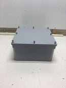 Kraloy JB12126 12"x12"x6" PVC Junction Box Drip Tight, Rain Tight, Water Tight, Corrosion Resistant, Dust Tight