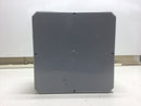 Kraloy JB12126 12"x12"x6" PVC Junction Box Drip Tight, Rain Tight, Water Tight, Corrosion Resistant, Dust Tight