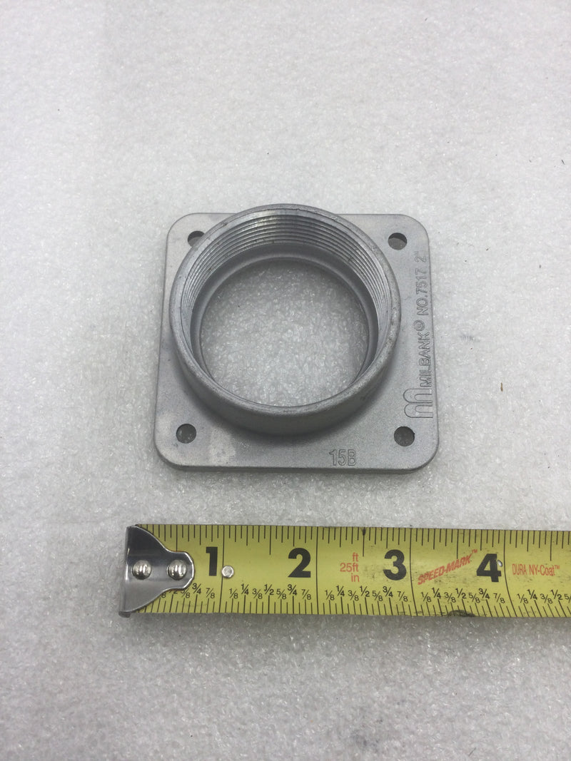 Milbank A7517 2" Aluminum Screw Mount Meter Socket Hub