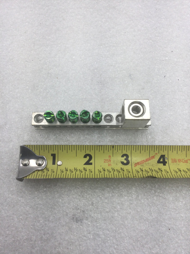 Eaton GBKP520 5 Terminal Ground Bar Kit w/2/0 Lug for Eaton BRP & CHP Plug-On Neutral Loadcenters