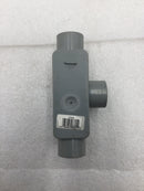 Carlon E983D 1/2" Type T PVC Conduit Body