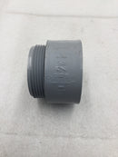 Kraloy TA25 2 1/2" PVC Terminal Conduit Adapter