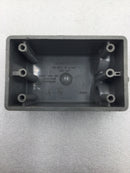 Carlon E982EFN 3/4" 1 Gang 2 Outlet PVC Switch Box
