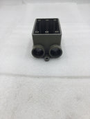 Carlon E982EFN 3/4" 1 Gang 2 Outlet PVC Switch Box