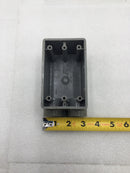 Carlon E982EFN 3/4" 1 Gang 2 Outlet PVC Switch Box