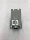 Carlon E981EFN 3/4" 1 Gang 2 Outlet PVC Switch Box - Cosmetic Flaw