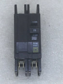 Square D QOU225 25 Amp 2 Pole 120/240 VAC Circuit Breaker