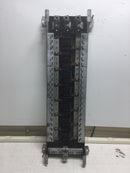 GE General Electric THQB 250 Amp 3 Phase Main Lug Panelboard 42 Circuit 120/208 VAC Guts Only 8" X 28"