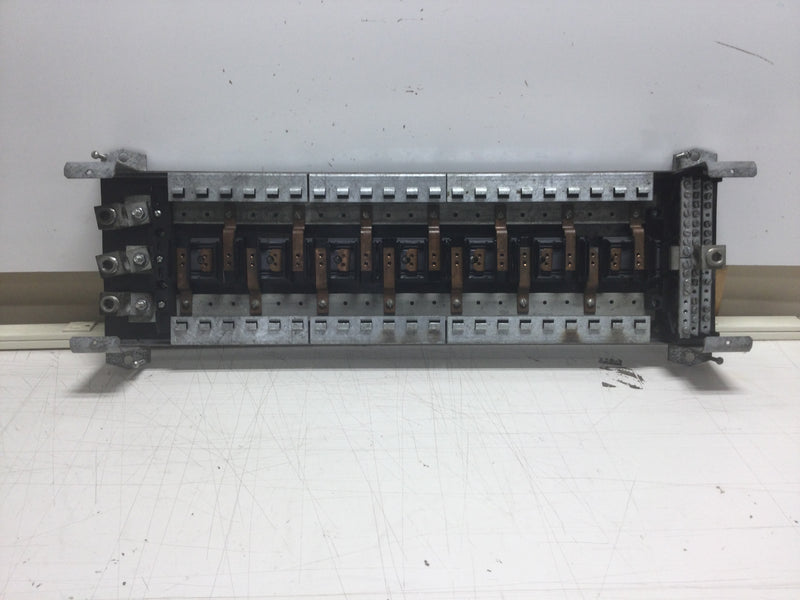 GE General Electric THQB 250 Amp 3 Phase Main Lug Panelboard 42 Circuit 120/208 VAC Guts Only 8" X 28"