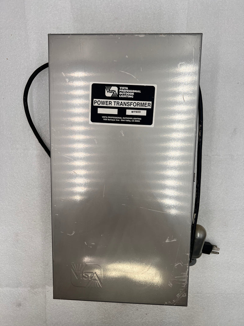 Vista Lighting MT-600 120V 5A Input 11V-15V 600VA Output Low Voltage Landscape Lighting Transformer