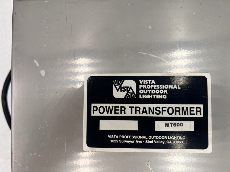 Vista Lighting MT-600 120V 5A Input 11V-15V 600VA Output Low Voltage Landscape Lighting Transformer