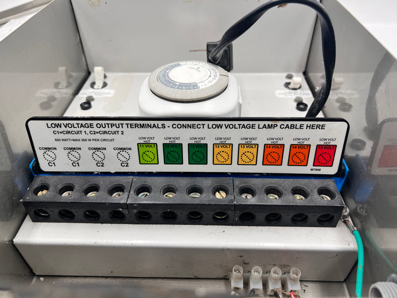 Vista Lighting MT-600 120V 5A Input 11V-15V 600VA Output Low Voltage Landscape Lighting Transformer