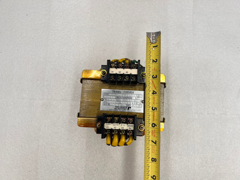 Reliance Electric TSI-2211-1-500S 1 Phase Transformer 500VA PRI: 200-220V SEC: 100,110,115