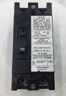 Cutler-Hammer CC2100 100A 2 Pole 240V Feed-thru Circuit Breaker - Cosmetic Flaw