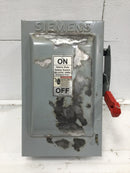 Siemens HF322N 60 Amp 3 Pole 240V Fusible Safety Switch 17 1/2" x 11 1/2"