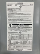 Siemens HF322N 60 Amp 3 Pole 240V Fusible Safety Switch 17 1/2" x 11 1/2"