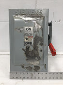 Siemens HF322N 60 Amp 3 Pole 240V Fusible Safety Switch 17 1/2" x 11 1/2"
