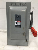 Siemens HF221N 30 Amp 2 Pole 3W 240V Fusible HD Safety Switch 15 1/2" x 9 1/4"