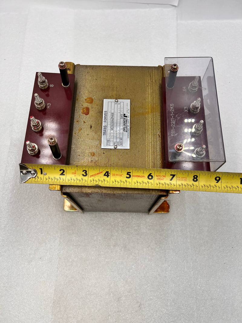 Reliance Electric TSI-2211-1-2KS 1 Phase Transformer 2000VA PRI: 200-220V SEC:100-110-115v