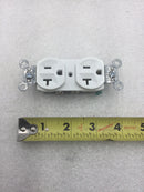Legrand CRB5362-CC12 Duplex 20 Amp Commercial Rated Receptacle