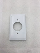 Legrand Wiremold 30TP-C-WH Tele-Power Pole Add on Cover w/ Single Gang Faceplate