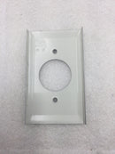 Legrand Wiremold 30TP-C-WH Tele-Power Pole Add on Cover w/ Single Gang Faceplate