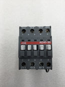 ABB AE40-30 60 Amp 3 Pole 120-600 VAC 3-7.5 HP Contactor with 24 VDC Coil