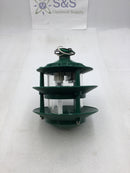 Electrodex 30121P-7 Architectural Grade 7" 120 VAC Walkway/Landscape CFL Light Fixture in Green