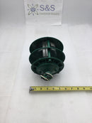 Electrodex 30121P-7 Architectural Grade 7" 120 VAC Walkway/Landscape CFL Light Fixture in Green