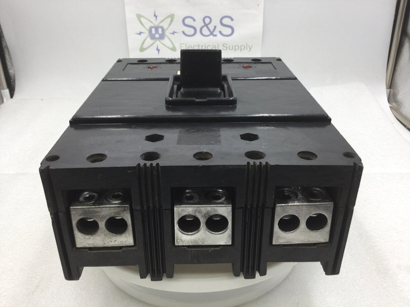 Westinghouse LA3400F 400A Frame 3P 600V w/300A Trip - 1/0-250 MCM Lugs - Flawed