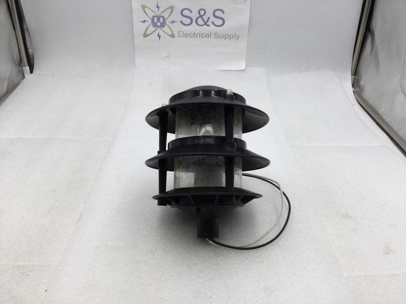 Electrodex 3 Tier Architectural Grade 120 VAC Walkway/Landscape Light Incandescent in Black