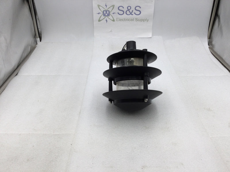 Electrodex 3 Tier Architectural Grade 120 VAC Walkway/Landscape Light Incandescent in Black