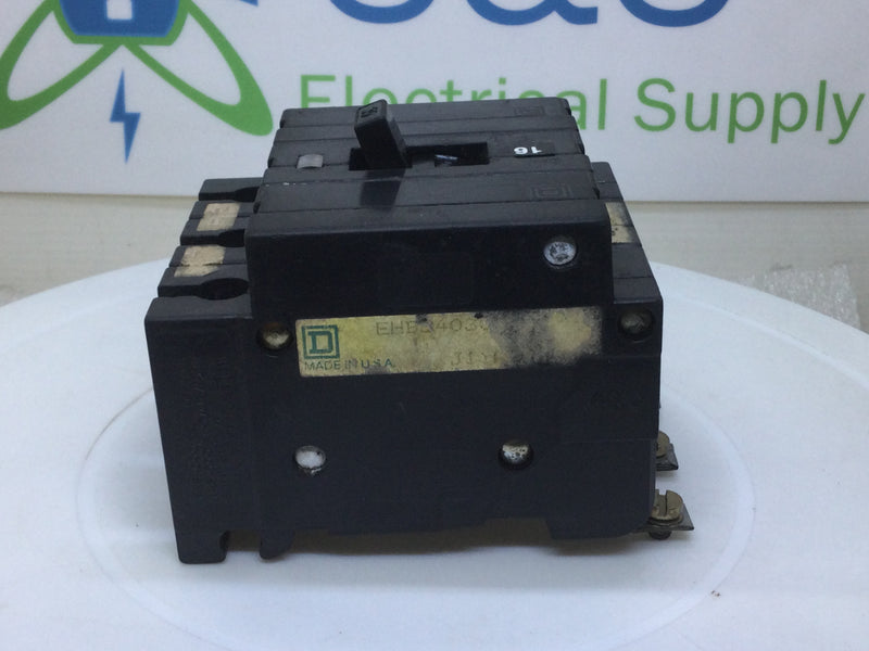 Square D EHB34030 30 Amp 3 Pole 277/480VAC Type EHB Circuit Breaker