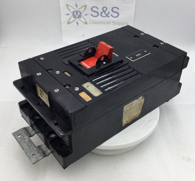 GE/General Electric TKM836F000 800 Amp 3 Pole 600V Hi-break Circuit Breaker