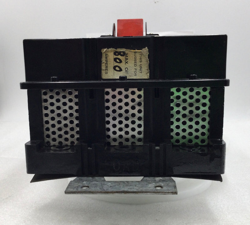 GE/General Electric TKM836F000 800 Amp 3 Pole 600V Hi-break Circuit Breaker