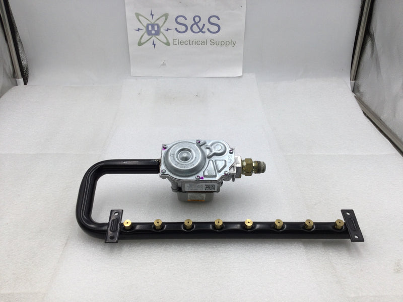 Honeywell VR8215S1248 24 VAC Furnace Gas Valve with 8 Outlet Manifold (102837-01)