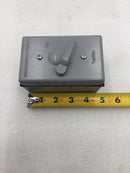 TayMac 15 Amp 125V Toggle Switch w/Weatherproof Cover and Box