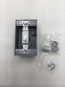 TayMac 15 Amp 125V Toggle Switch w/Weatherproof Cover and Box