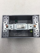TayMac 15 Amp 125V Toggle Switch w/Weatherproof Cover and Box