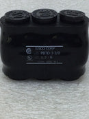 ILSCO PBTD-3-3/0 Nimbus4Flex Insulated Flexible Aluminum Multi-Tap Connector, Conductor Range 3/0-6, Flex 2/0-6 H,I,K,DLO 1-6 M, 3 Ports, Dual Sided Entry, Tin Plated, UL, CSA