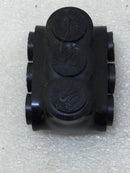 ILSCO PBTD-3-3/0 Nimbus4Flex Insulated Flexible Aluminum Multi-Tap Connector, Conductor Range 3/0-6, Flex 2/0-6 H,I,K,DLO 1-6 M, 3 Ports, Dual Sided Entry, Tin Plated, UL, CSA