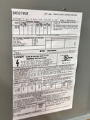 Eaton DH323NGK 100 Amp 240V 4 Wire Nema 1 3 Pole Fusible Safety Disconnect Switch