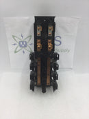 General Switch 618MHS 60 Amps 120/240V 1 Phase 3 Wire Main Load Center 8 Space Screw in Fuse Guts Only 4" X 11"