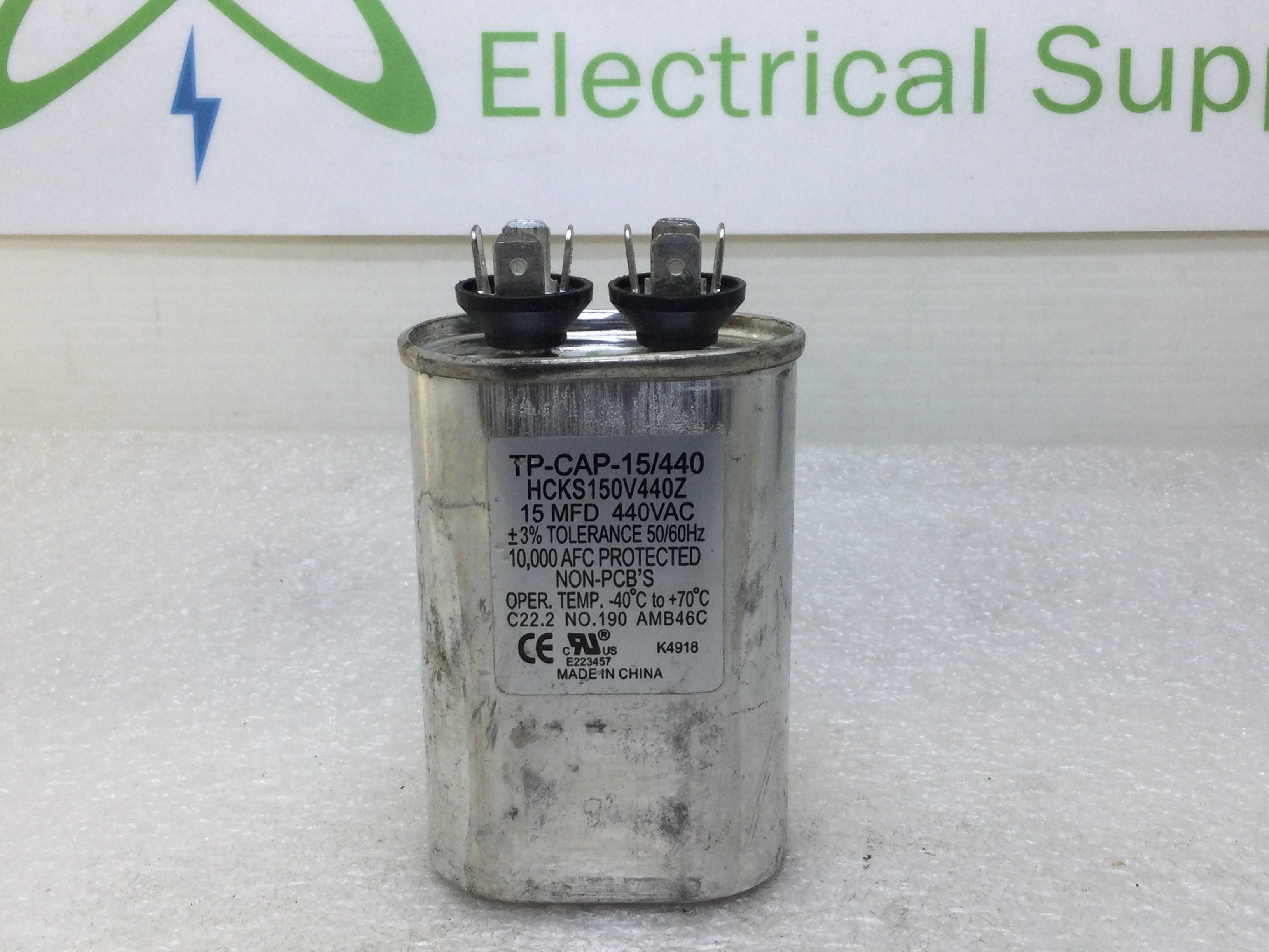Littelfuse TP-CAP-15/440 HCKS150V440Z 15MFD +/-3% 440Vac Capacitor