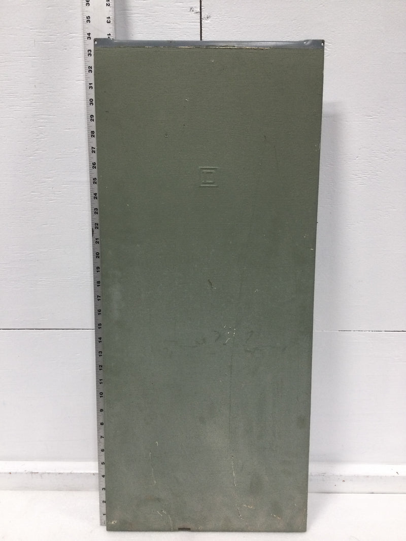 Square D HOM30M150RB 150 Amp 30 Space Series A2 Panel Door 33 3/4" x 14 1/2"