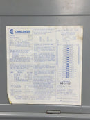 Challenger SB20(30-40)CT 200A 30S 120/240V Door w/Main 34 1/8" x 15 1/8" - Flaw