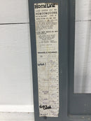 Homeline HOM30M200RB 200 Amp 30 Space 120/240V Dead Front w/Main 32-1/2" x 14"