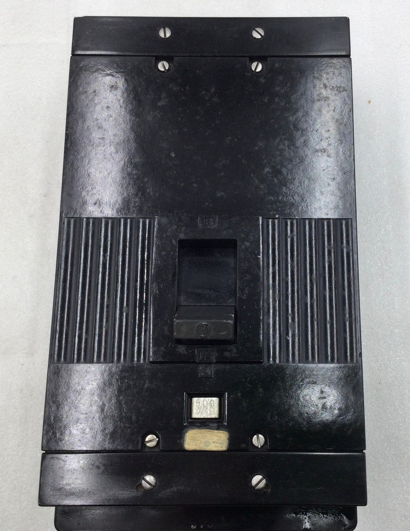 GE TKM836F000 800 Amp 3 Pole 600V Circuit Breaker w/800 Amp Trip